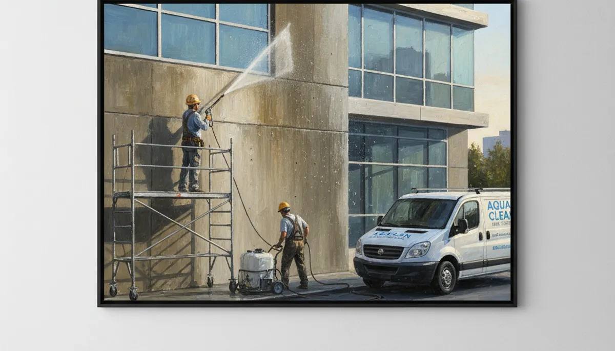 Memphis, TN pressure washing to remove mildew and grime from a home exterior
